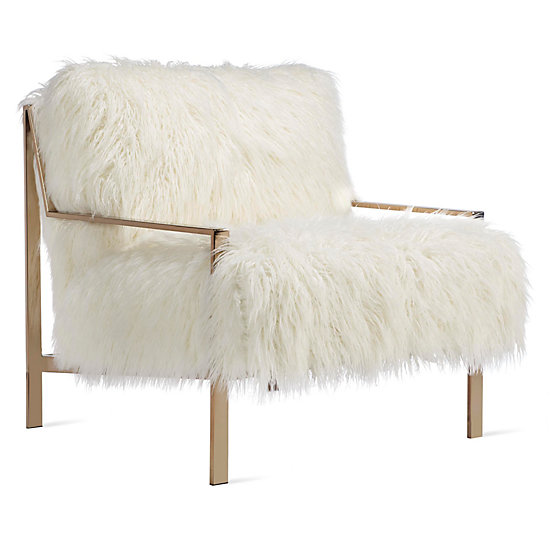 Axel Fur Accent Chair Axel Sequoia Entryway Inspiration