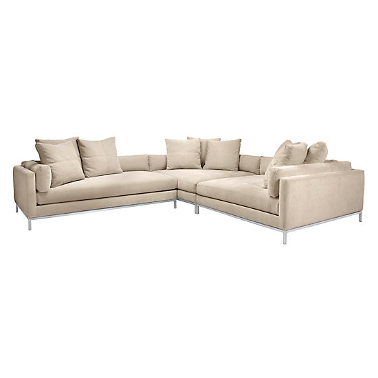 Zgallerie Sectional Sofa - Genuine italian elegance, functionality and