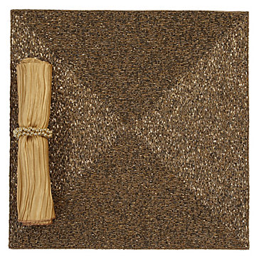 our most  for table entertaining runners inspired placemats  this table looks beaded Set the  with and