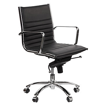Malcolm Office Chair - Black | Office | Furniture | Z Gallerie