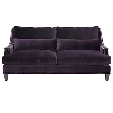 Sofa Sectionals on Sofas   Sectionals   Aubergine Pierre Sofa Is A Luxurious Match At Z