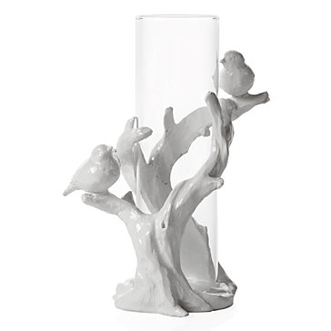 Timbre Vase - White