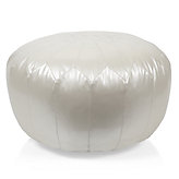 Gibraltar Pouf - White