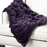 Lazo Throw - Aubergine