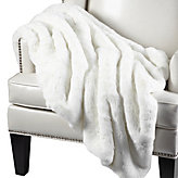 Chinchilla Throw - White