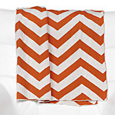 Chevron Throw - Orange