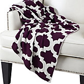 Mimosa Throw - Aubergine