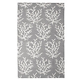 Sea Coral Dhurrie Rug - Fog