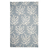 Sea Coral Dhurrie Rug - Venetian Blue