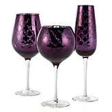 Montecito Stemware - Sets of 4 - Aubergine