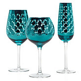 Montecito Stemware - Sets of 4 - Aquamarine