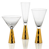 Midas Stemware - Sets of 4 - Gold