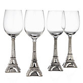 Eiffel Tower Goblets - Set of 4