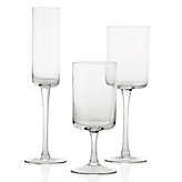 Laurel Stemware - Sets of 4 - Clear