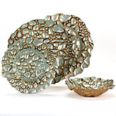 Pebble Dinnerware - Sets of 4 - Antique Turquoise
