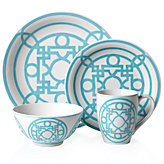 Labyrinth Dinnerware - Sets of 4 - Aquamarine
