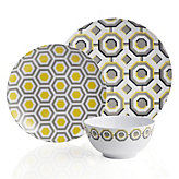 Perspective Dinnerware - Sets of 4 - Lemon