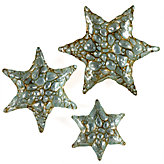 Pebble Starfish Plates - Antique Turquoise