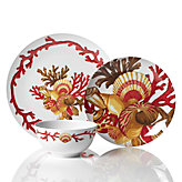 Del Mar Dinnerware - Sets of 4 - Coral