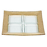 Luxe Square Serving Tray - Gold