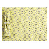 Layla Placemat - Set of 4 - Lemon