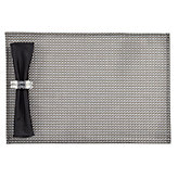 Weave Placemat - Set of 4 - Steel