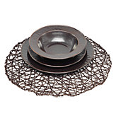 Twisted Twine Placemat - Set of 4 - Chocolate