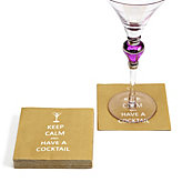 Keep Calm & Have A Cocktail Beverage Napkins
