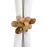 Rocks Napkin Ring - Set of 4 - Terra