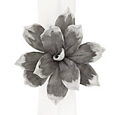Magnolia Napkin Ring - Set of 4 - Grey