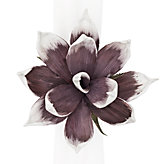 Magnolia Napkin Ring - Set of 4 - Thistle