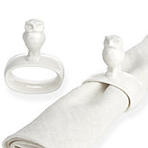 Woodland Owl Napkin Ring - Set of 4