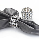 Brilliant Napkin Rings - Clear - Set of 4