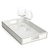 Everglades Rectangular Tray - White