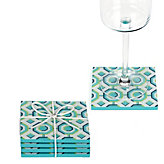 Perspective Coaster Set - Aquamarine