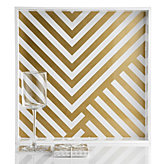 Chevron Tray And Coasters