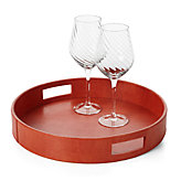 Largo Round Tray - Orange