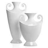Scroll Vase - White