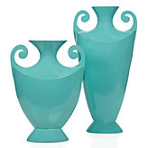 Scroll Vase - Aquamarine