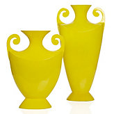 Scroll Vase - Lemon