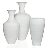 Lacquer Vases - White