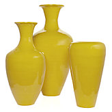 Lacquer Vases - Lemon