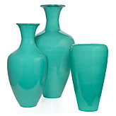 Lacquer Vases - Aquamarine