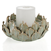 Flora Pillar Holder - Venetian Blue