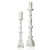 Palazzo Pillar Holder - White