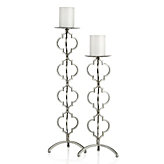 Mimosa Pillar Holder - Champagne