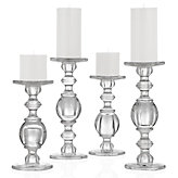 Caprise Pillar Holder - Clear