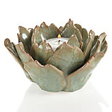 Flora Tealight - Venetian Blue