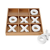 Tic Tac Toe - Gold & White