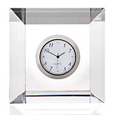 Crystal Block  Clock